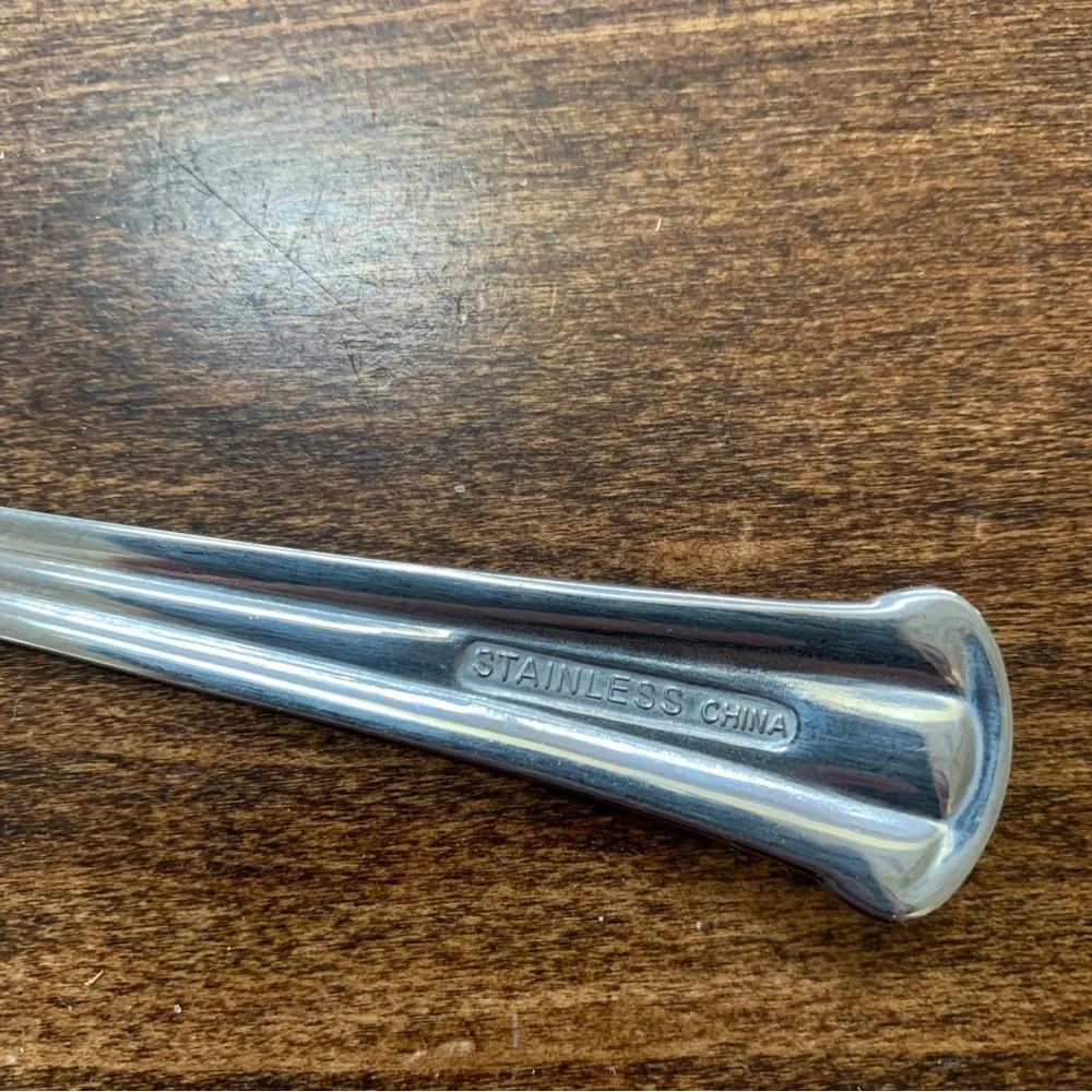 4/$15 one stainless tablespoon soup spoon
